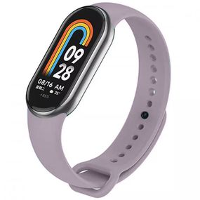 Силиконовый ремешок для Xiaomi Mi Band 8/9 Сиреневый / Lilac