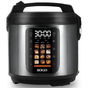 Мультиварка SOGO SS-10615 900 Вт серебристая