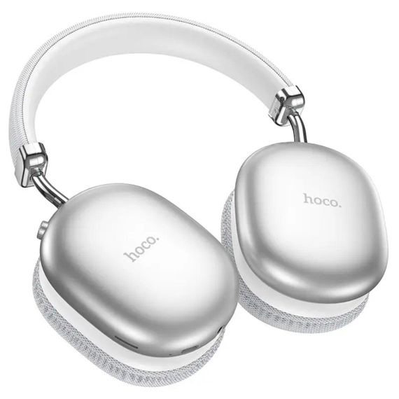 Бездротові навушники HOCO W35 Max Joy BT headphones Silver | Зображення 2