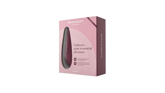 Вакуумний кліторальний стимулятор Womanizer Classic 2 Bordeaux водонепроникний з технологією Pleasure Air | Зображення 8