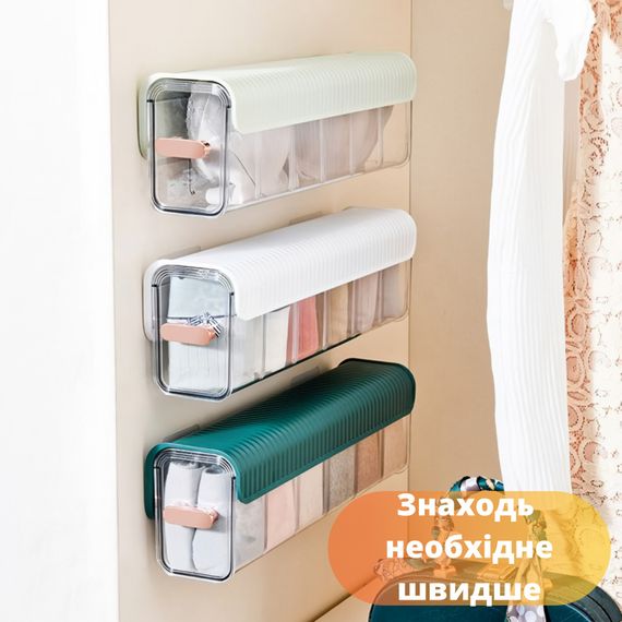 Контейнер для зберігання настінний універсальний XPRO Прозорий 30см х 20см х 15см (43879-_152) | Зображення 6