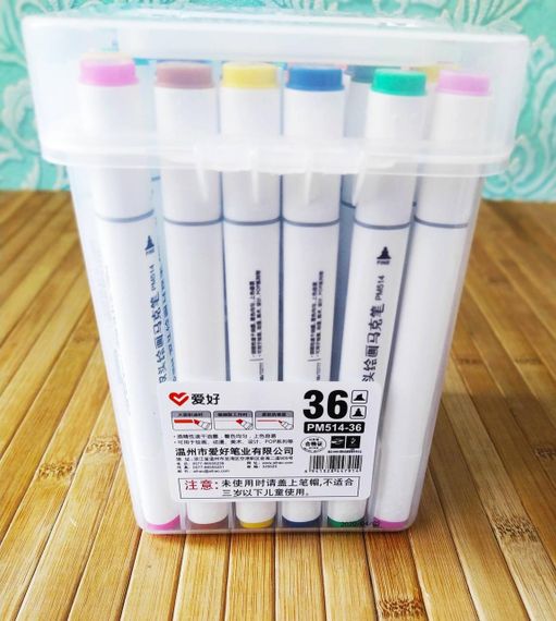 Скетч маркери SketchMarker двосторонні для паперу набір 36 шт | Скет Маркер | SketchMarker | Зображення 1