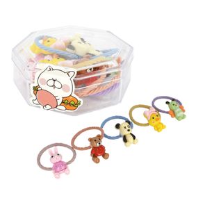 Дитячі резинки для волосся "Веселі тваринки" 0108-308 в коробочці міні