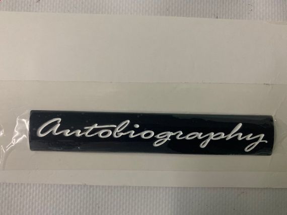 Емблема Autobiography (тип-1) для Range Rover II P38A 1997-2002