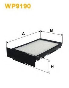 Фільтр салону LR FREELANDER 98-06 (вир-во WIX-FILTERS) WIX FILTERS WP9190 на LAND ROVER FREELANDER (LN)