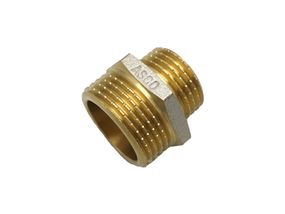 Ніпель 3/4"*1/2" ЗЗ нікель. з проточкою ASCO 1/200