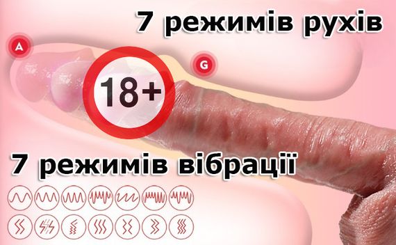 Багатофункціональний реалістичний фалоімітатор з підігрівом та дистанційним керуванням 22.5*3.5 см | Зображення 4