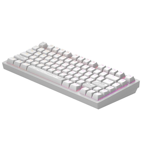 Клавіатура Dark Project ALU81 Terra Nostra PBT RGB Mech G3MS Moonstone White (DPKB_NOSTRA_81_ANSI_WHITE_UA) | Зображення 4