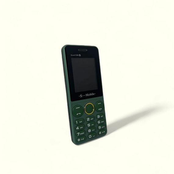 Кнопковий мобільний телефон на 4 сім карти AIEK s-mobile S73 Green | Зображення 3