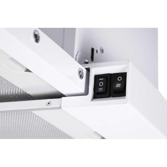 Вытяжка VENTOLUX GARDA 60 WH (1300) SMD LED телескопическая белая | Зображення 4