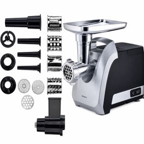 Мясорубка электрическая Silver Crest SFW 800 A1, 2200 Вт, с металлическим шнеком и реверсом, для дома и кухни
