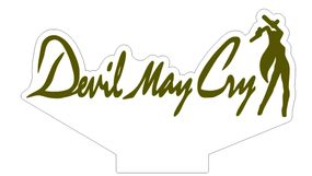 Акриловый светильник-ночник Devil May Cry 3 желтый tty-n002000