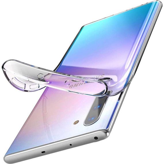 TPU чохол Epic Transparent 1,5mm для Samsung Galaxy Note 10 Безбарвний (прозорий) | Зображення 3