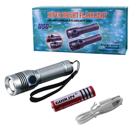 Мощный фонарь Small Sun R842 со светодиодом Т6, АКБ, zoom | Зображення 1