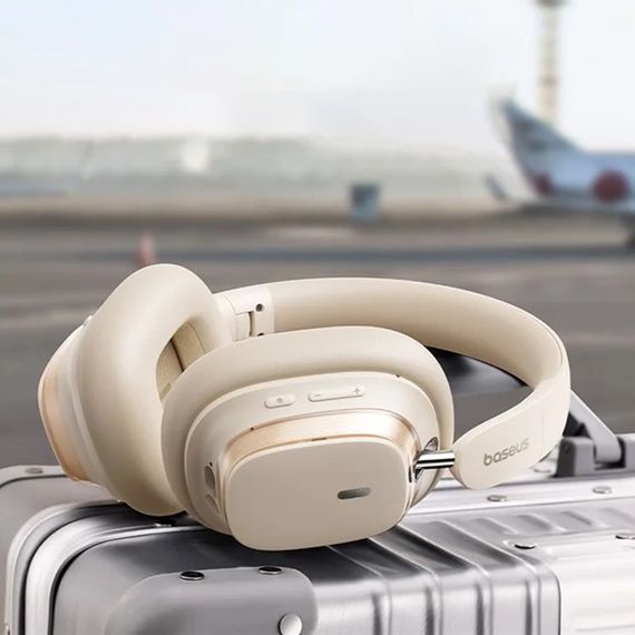 Накладні бездротові навушники Baseus Bowie H1s Noise-Cancellation (A00075301) Stellar White | Зображення 1