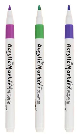 Акриловые маркеры Acril-80 - 80 цветов для безграничного творчества, Акриловые фломастеры 80 шт в кейсе | Зображення 1