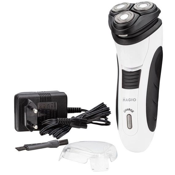 Портативная мужская бритва на аккумуляторе MAGIO, Мужская влагостойкая электробритва WA-91 | Зображення 9