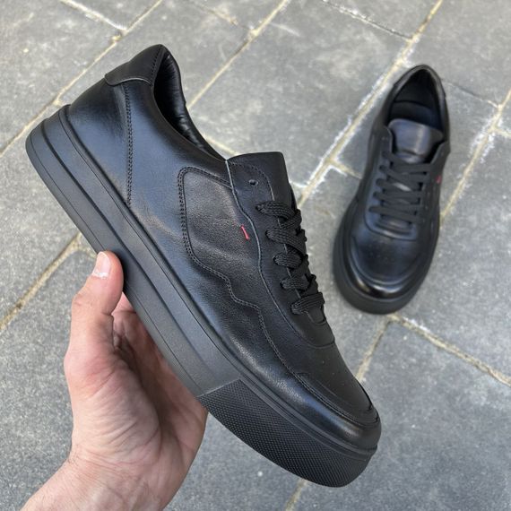 Шкіряні кеди на масивній підошві для чоловіків 40 розмір | Зображення 5