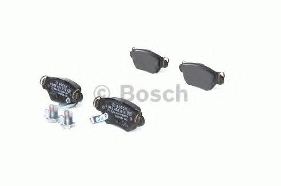 Комплект гальмівних колодок - дискові BOSCH 0986494014 на VAUXHALL ASTRA Mk IV (G) купе (F67)