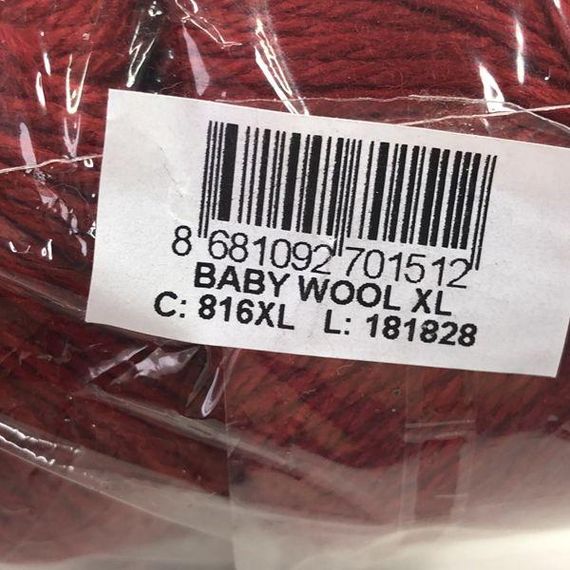 Пряжа Gazzal – Baby Wool XL колір 816 | Зображення 1