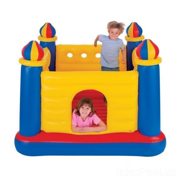 Детский надувной батут «Замок» Intex 48259, 175x175x135 | Зображення 4
