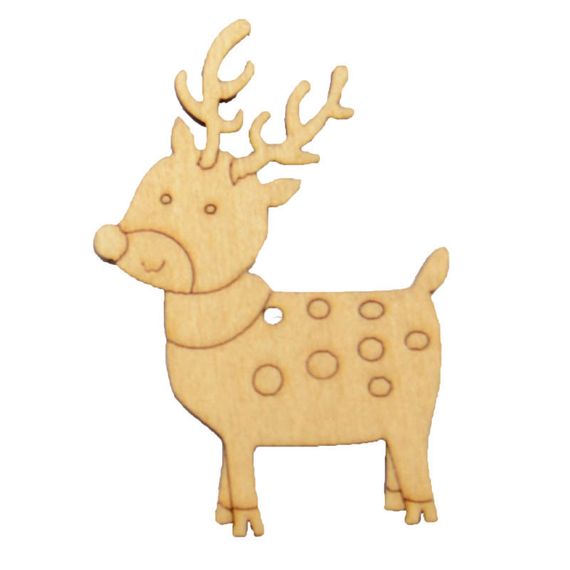 Набір для творчості новорічний Розпис акриловими фарбами "Олень та пінгвін" Умняшка НГ-002/2 | Зображення 3