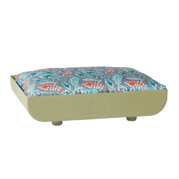 Лежак для котов Jolly Pets Kitty Kasa Penthaus Bed 39 см х 30 см х 10 см серо-коричневый