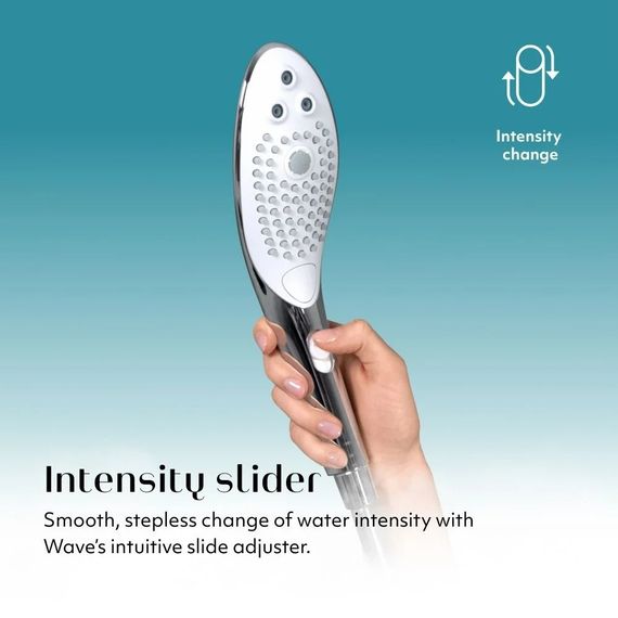 Насадка на душ для мастурбації Womanizer Wave, біла Sex Aura | Зображення 6