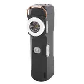 Зажигалка с фонариком аккумуляторная с индикатором заряда MULTIFUNCTIONAL D51-SMD Черная