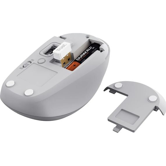 Мишка Trust Yvi+ Multi-Device Wireless/Bluetooth White (25454) | Зображення 3