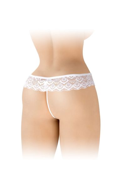 Трусики стринги с вырезом Fashion Secret Alicia Белые One Size | Зображення 1
