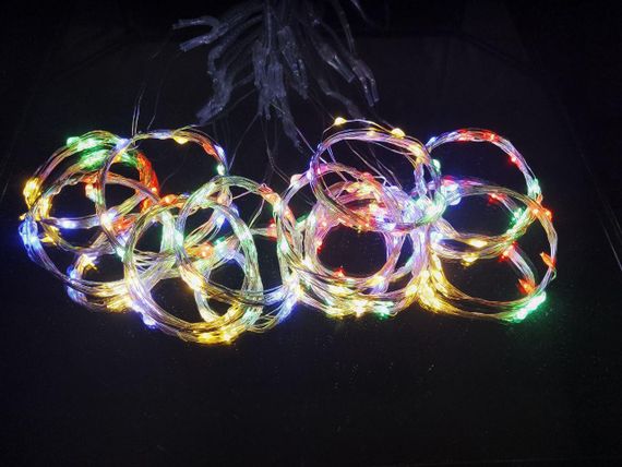 Гирлянда штора 2x1.5 метра, 150LED, "светодиодные капли" от USB, мульти цвет, 8 режимов + пульт | Зображення 3