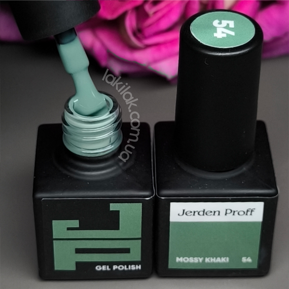 Гель-лак Jerden Proff №54 (моховой хакі) 5 мл