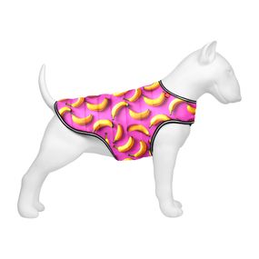 Курточка-накидка для собак WAUDOG Clothes, крихіток "Банані на коморі", S, А 32 см, B 41-51 см, C 25-35 см