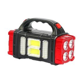 Ліхтар із сонячною панеллю 25W HB-2678 +Power Bank Червоний