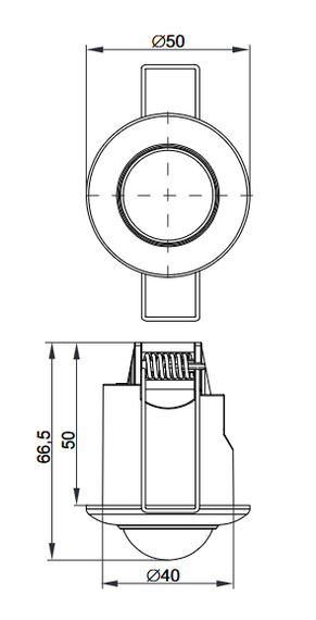 Датчик движения ДР 14В белый 800Вт 360гр 6м IP20 Ny95505258 | Зображення 3