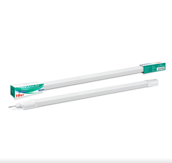 LED Світильник лінійний 18W 0,6м 6500К 220V TL-BNW-18066 Titanum