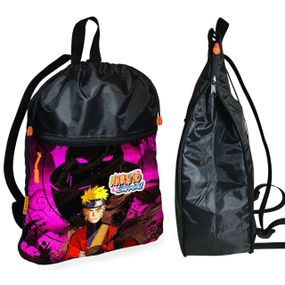 Рюкзак-мішок для взуття, спортивної форми Аніме Наруто Акацукі дитяча сумка для змінки з розширювачем (01205)