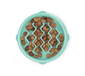 Миска-лабиринт для собак OutwardHound Fun Feeder Fun Feeder Tiny, 14 см, бирюзовая