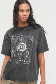 Футболка женская с принтом повседневная S Серая