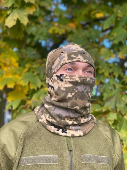 Зимова флісова балаклава піксель | Зображення 1