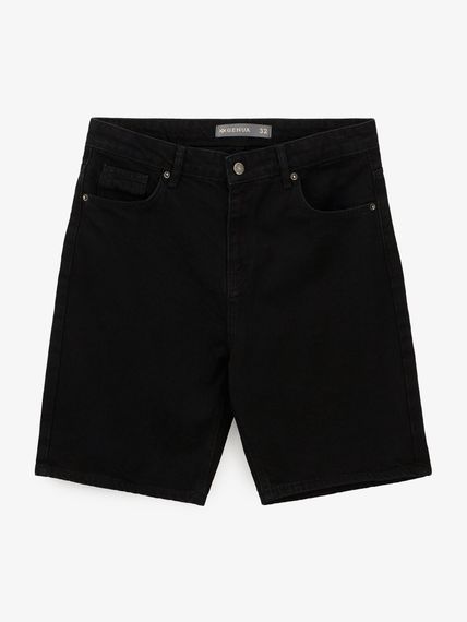 Шорти однотонні чоловічі GENUA G01224-0013 40 Чорний shop (2000999626814)