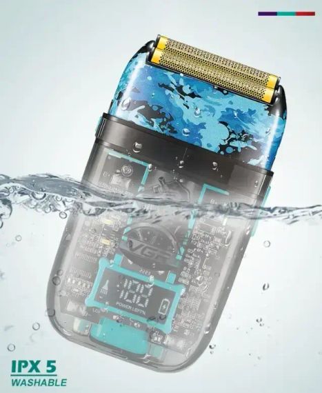 Електробритва VGR V-352 шейвер, подвійне лезо, IPX5, LED Display | Зображення 6