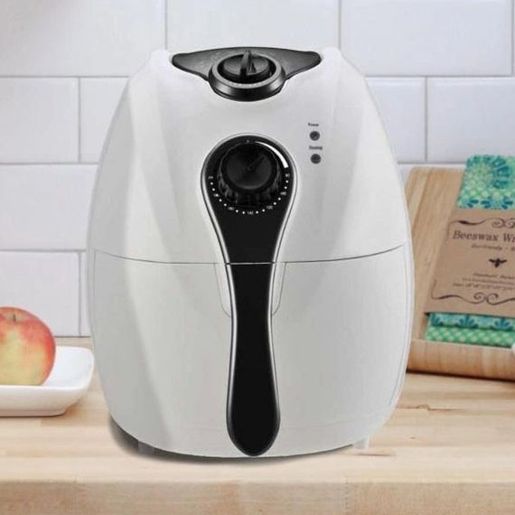 Аэрофритюрница Мультипечь Аэрогриль Domotec MS-3220 1300W 4,5 л Безмасляная с Таймером. Цвет: белый | Зображення 1