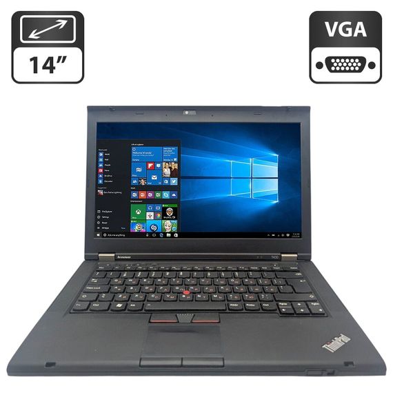 Ноутбук Lenovo ThinkPad T430 / 14" (1600x900) TN / Intel Core i5-3320M (2 (4) ядра по 2.6 - 3.3 GHz) / 8 GB DDR3 / 500 GB HDD / Intel HD Graphics 4000 / WebCam б/в