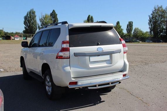 Задняя дуга AK002-2v1 (нерж) для Toyota Land Cruiser Prado 150 | Зображення 2