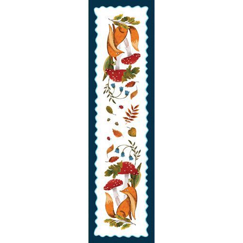 Дорожка на стол Лисичка та гриби 150x40 см (DR__24S002)
