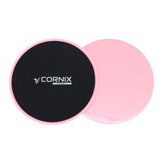 Диски-слайдери Cornix Sliding Disc для ковзання (глайдингу) 2 шт XR-0182 Pink
