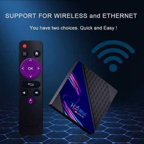 Smart TV Box Android 10 приставка H96 mini V8 2/16GB