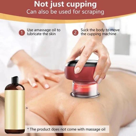 Електричний вакуумний масаж | Масажер для тіла Масажер з ефектом банок | Зображення 5